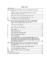 một số hạn chế của các quy định về chế tài vi phạm hợp đồng thương mại theo luật thương mại việt nam