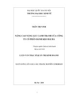 nâng cao năng lực cạnh tranh của công ty cổ phần bánh kẹo hải hà