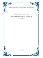 đường lối xây dựng, phát triển nền văn hóa và giải quyết các vấn đề xã hội  9đ
