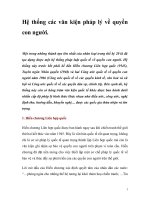 hệ thống các văn kiện pháp lý về quyền con người