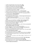 Câu hỏi ôn tập hệ thống GSM