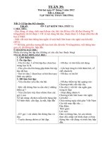 giáo án lớp 3 tuần 35