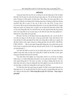 Môi trường đầu tư quốc tế ở Việt Nam năm 2010. Thực trạng và giải pháp