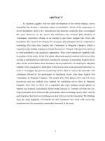 CHIẾN lược VÀ THỦ THUẬT TRONG DỊCH TIÊU đề PHIM từ TIẾNG ANH SANG TIẾNG VIỆT TẠI RẠP CHIẾU PHIM MEGASTAR