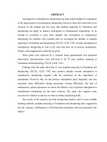 DỰ đoán TRƯỚC TRONG PHIÊN DỊCH ĐỒNG THỜI CHO SINH VIÊN CHUYÊN NGÀNH BIÊN – PHIÊN DỊCH, đại học NGOẠI NGỮ, đại học QUỐC GIA hà nội