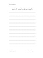 Báo cáo Thực tập tại trung tâm viễn thông Hậu Lộc