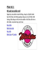 Đồ Án Tốt Nghiệp - Xây Dựng Chu Kỳ Sống Cho Sản Phẩm Bánh Kẹo Của Công Ty CP Bánh Kẹo Hải Châu