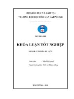 một số giải pháp nhằm nâng cao chất lượng chương trình du lịch tại công ty lữ hành hanoitourist