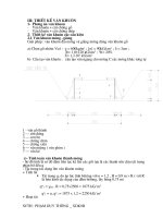 THUYẾT MINH ĐỒ ÁN THI CÔNG XÂY DỰNG CÔNG NGHIỆP