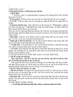 bài giảng triết học dành cho ôn thi đầu vào cao học hành chính