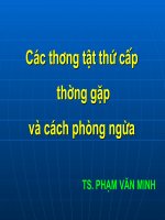 các thương tật thứ cấp thường gặp và cách phòng ngừa