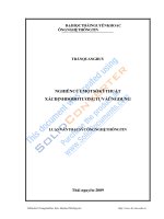 đồ án tốt nghiệp nghiên cứu một số kỹ thuật xác định độ đo tương tự và ứng dụng