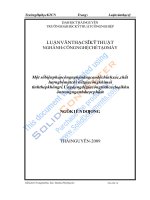 đồ án tốt nghiệp một số biện pháp công nghệ nâng cao độ chính xác, chất lượng bề mặt chi