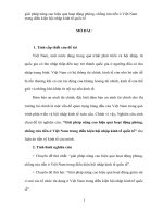 giải pháp nâng cao hiệu quả hoạt động phòng, chống rửa tiền ở việt nam trong điều kiện hội nhập kinh tế quốc tế