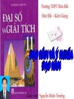 bài 1 định nghĩa và ý nghĩa của đạo hàm