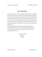 Tự động hóa quá trình sản xuất và xác định các tham số tối ưu