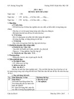 GIáo án hóa học lớp 8 tham khảo