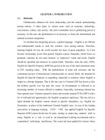 KHÓ KHĂN của SINH VIÊN ĐHNN TRONG VIỆC TIẾP cận THUẬT NGỮ của KHÓA học TIẾNG ANH KINH tế