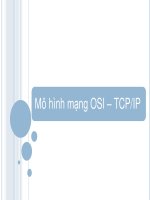 GT Mạng máy tính OSI   TCPIP Phần 1