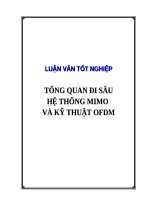 Tổng quan đi sâu hệ thống mimo và kỹ thuật ofdm