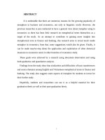 NGHIÊN cứu các ẩn dụ TRONG THUẬT NGỮ KINH tế NGÀNH tài CHÍNH  NGÂN HÀNG TRONG TIẾNG ANH và TIẾNG VIỆT