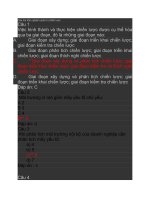 câu hỏi trắc nghiệm môn quản trị chiến lược