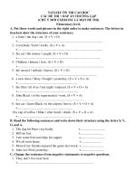 Tài liệu ôn thi cao học môn anh văn (dạng đề thi cao học hành chính)