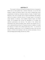 TÍNH MẠCH lạc TRONG các câu CHUYỆN cười TIẾNG ANH dưới góc độ PHÂN TÍCH DIỄN NGÔN