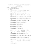 Những phương trình mẫu mực lời giải chọn lọc