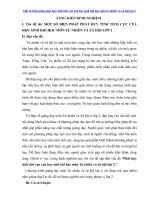 SKKN một số biện pháp phát huy tính tích cực của học sinh khi học môn tự nhiên và xã hội lớp 2