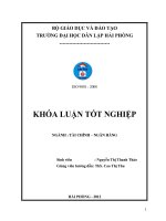nâng cao chất lượng tín dụng với doanh nghiệp vừa và nhỏ tại ngân hàng thương mại cổ phần sài gòn – hà nội chi nhánh hải phòng