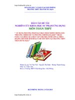 nghiên cứu khao học ứng dụng môn toán năm 2014