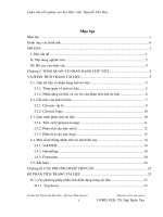 Đồ án tốt nghiệp chương trình với phương pháp phân tích fractal signature