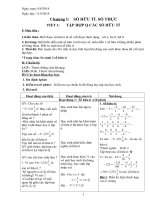 đại số 7 chuẩn kiến thức kỹ năng