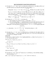 bài tập hàm số bài toán liên quan