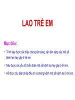 lao trẻ em bộ môn lao trường đh y hà nội