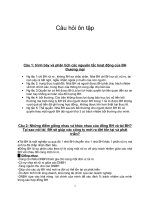 Câu hỏi ôn tập bán hàng