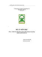 Thiết kế hệ thống điều chỉnh ổn định nhiệt gió nóng bằng thuật toán điều khiển mờ