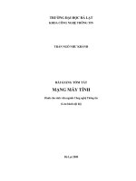 Mạng máy tính  Đại Học Đà Lạt