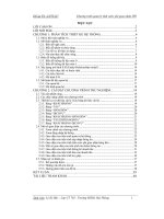 Xây dựng chương trình quản lý tính cước phí giao nhận hàng hóa tại XNXD Chùa Vẽ Cảng Hải Phòng