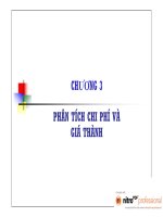 CHƯƠNG 3 PHÂN TÍCH CHI PHÍ VÀ GIÁ THÀNH