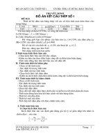 Thuyết minh đồ án thiết kế thép I