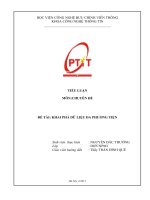 KHAI PHÁ DỮ LIỆU ĐA PHƯƠNG TIỆN