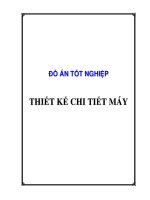 Đồ án tốt nghiệp: Thiết kế chi tiết máy tổng hợp
