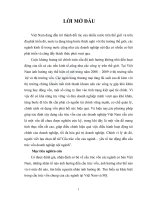 Nghiên cứu Khoa học: Cấu trúc vốn của ngành  yếu tố tác động đến cấu trúc vốn doanh nghiệp nội ngành