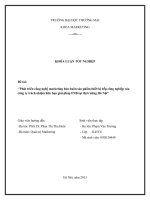 Phát triển công nghệ marketing bán buôn sản phẩm thiết bị bếp công nghiệp của công ty trách nhiệm hữu hạn giải pháp FNB tại thị trường hà nội