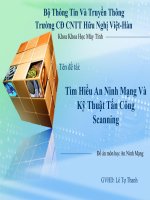 Tìm hiểu an ninh mạng và kỹ thuật tấn công scanning