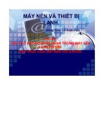 Cấu tạo các bộ phận quan trọng máy nén lạnh piston đệm trục loại xếp đàn hồi siphon