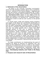 developing industry and trade in da nang city