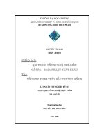 Quy trình công nghệ chế biến cá tra   basa fillet xuất khẩu   tài liệu, ebook, giáo trình